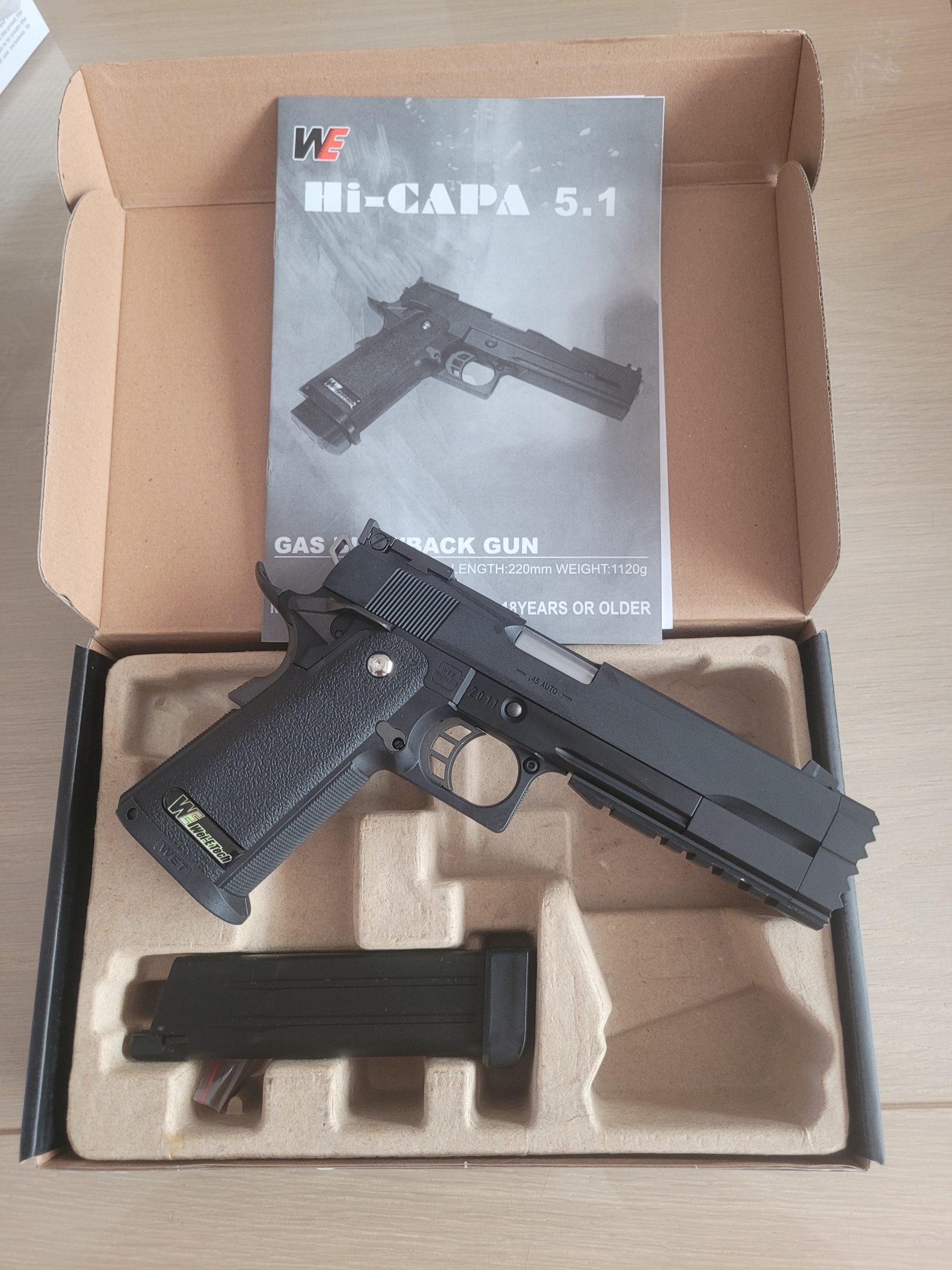 WE hi capa 5.2R GBB NIEUW