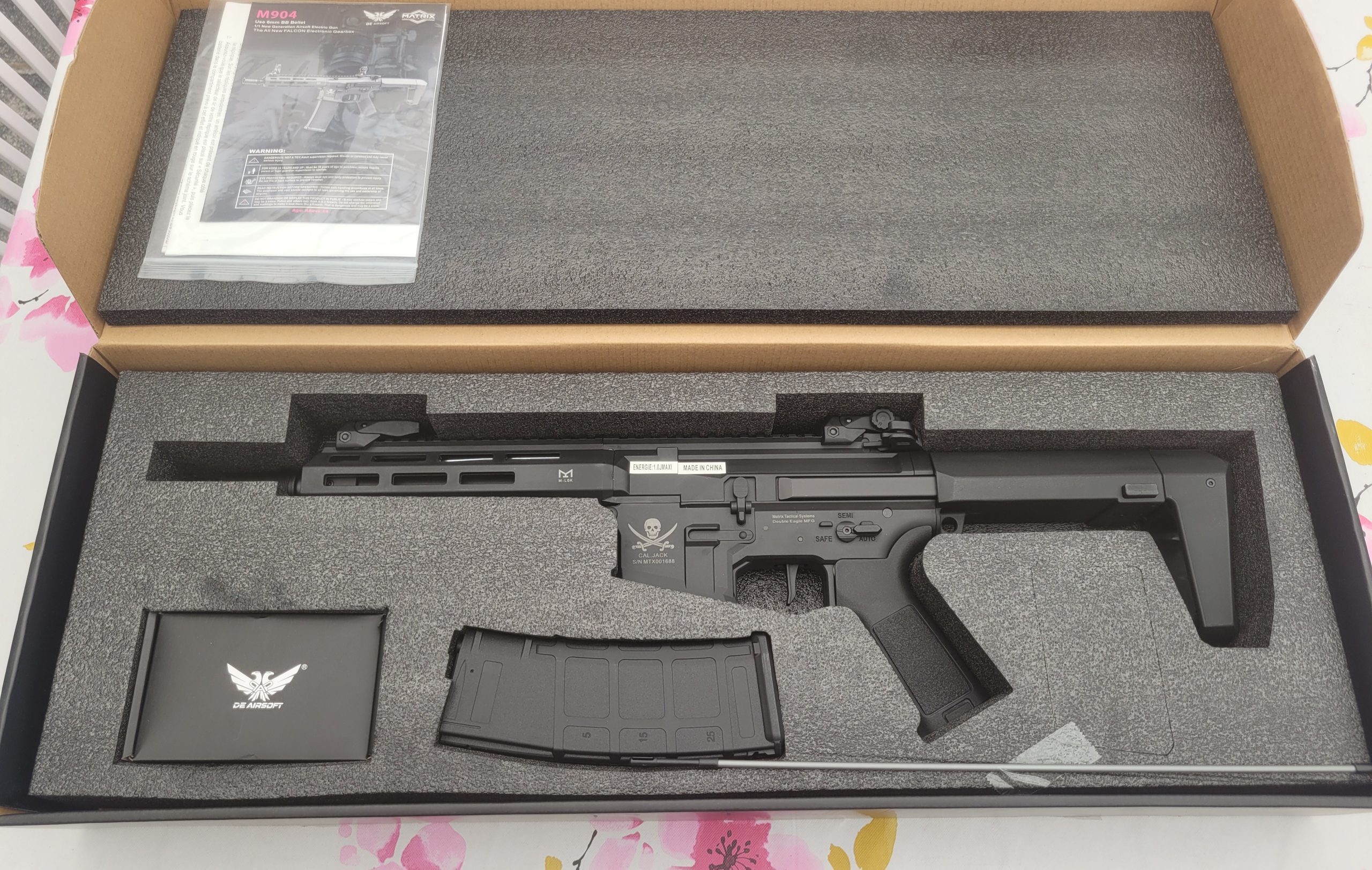 DE Matrix M4 pdw AEG NIEUW