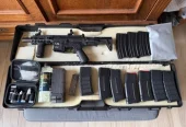 Volledige Airsoft kit met replica (classic army PDW)