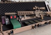 High end airsoft collectie, volledig geüpgradede M110 A1 DMR, ARP9 Gold Edition, Glocks en gear
