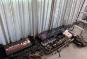 High end airsoft collectie, volledig geüpgradede M110 A1 DMR, ARP9 Gold Edition, Glocks en gear