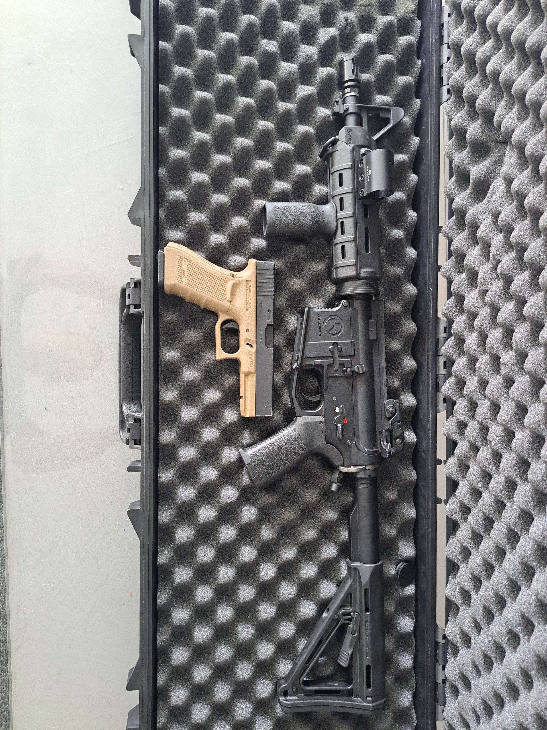 Complete airsoft set te koop