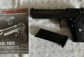 4 airsoftpistolen in 1 koop