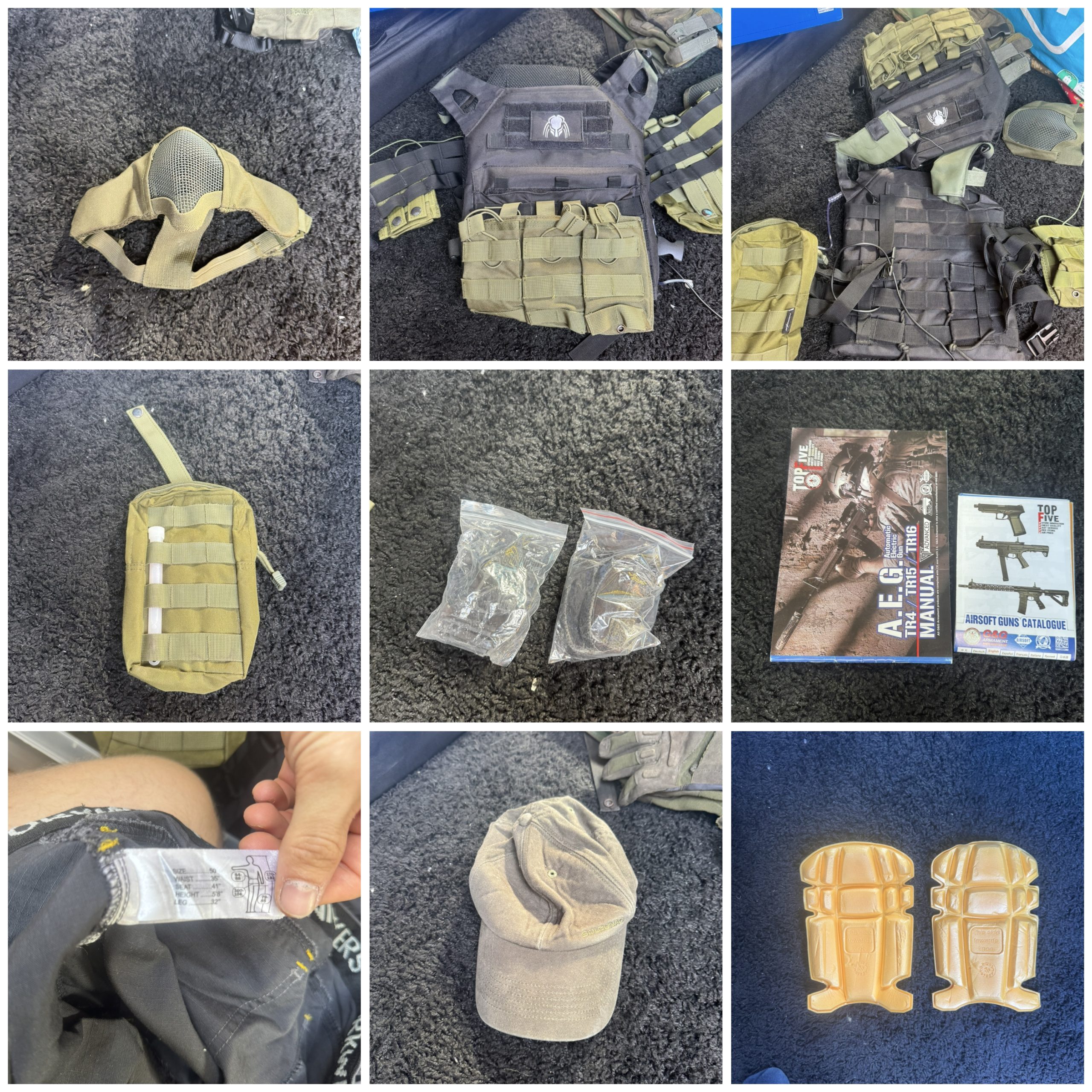 Volledige airsoftinboedel te koop INCL 3 replica’s!