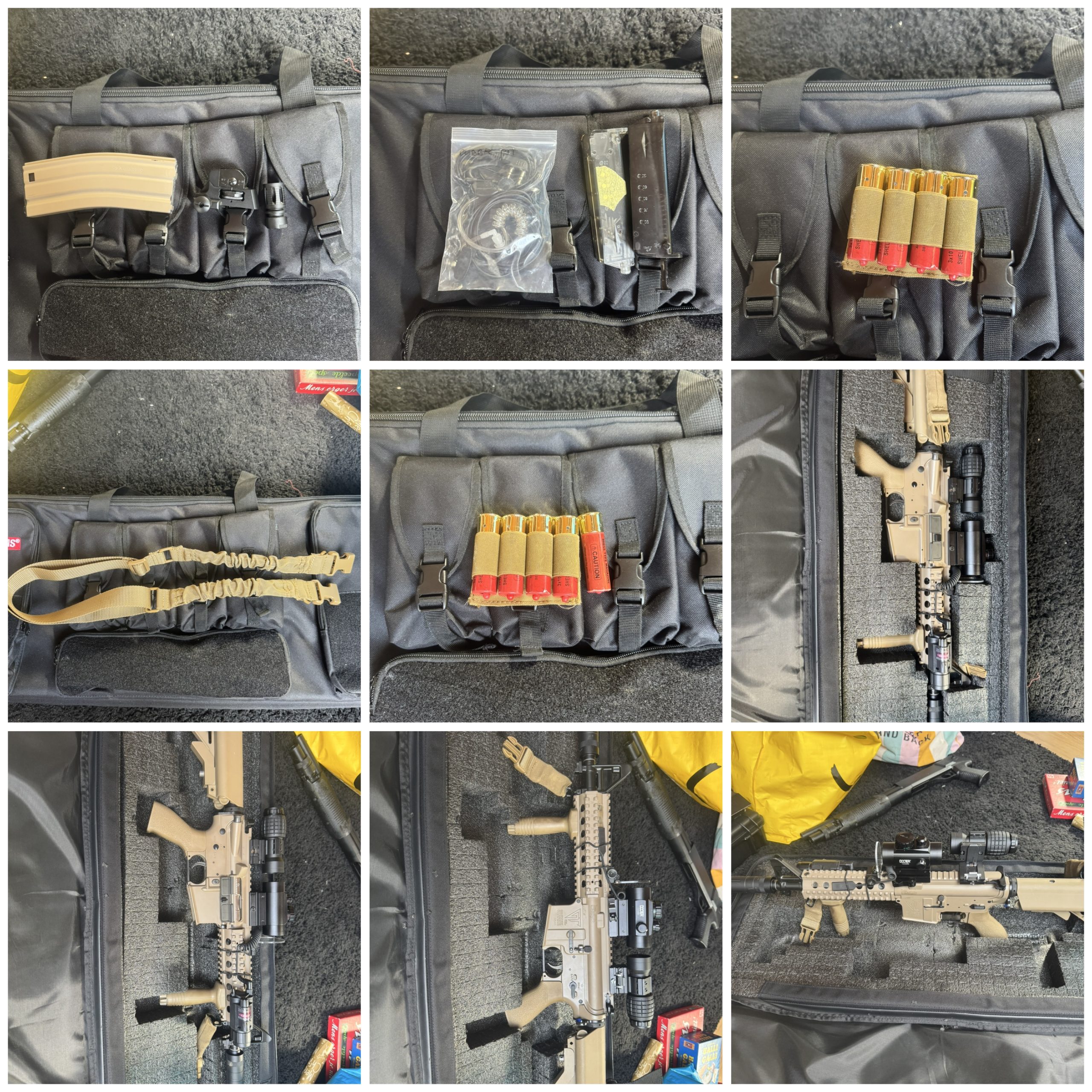 Volledige airsoftinboedel te koop INCL 3 replica’s!